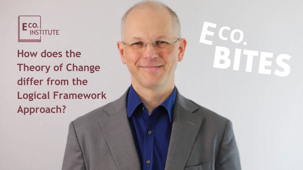 E Co. bites: How does the Theory of Change differ from the Logical Framework approach?